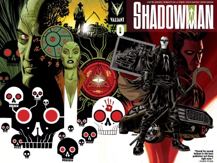 Comic Shadowman HD Desktop Wallpaper | Background Image