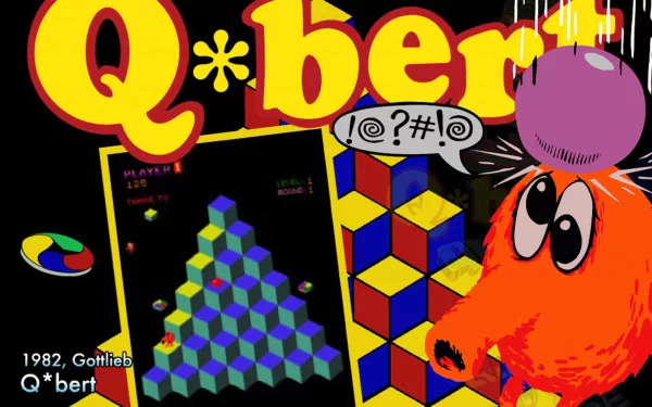 video game Q*bert HD Desktop Wallpaper | Background Image