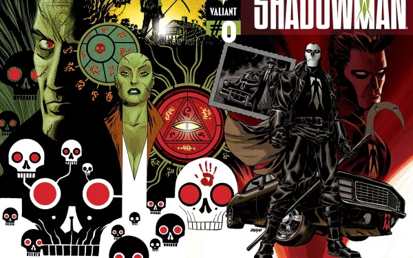 Comic Shadowman HD Desktop Wallpaper | Background Image