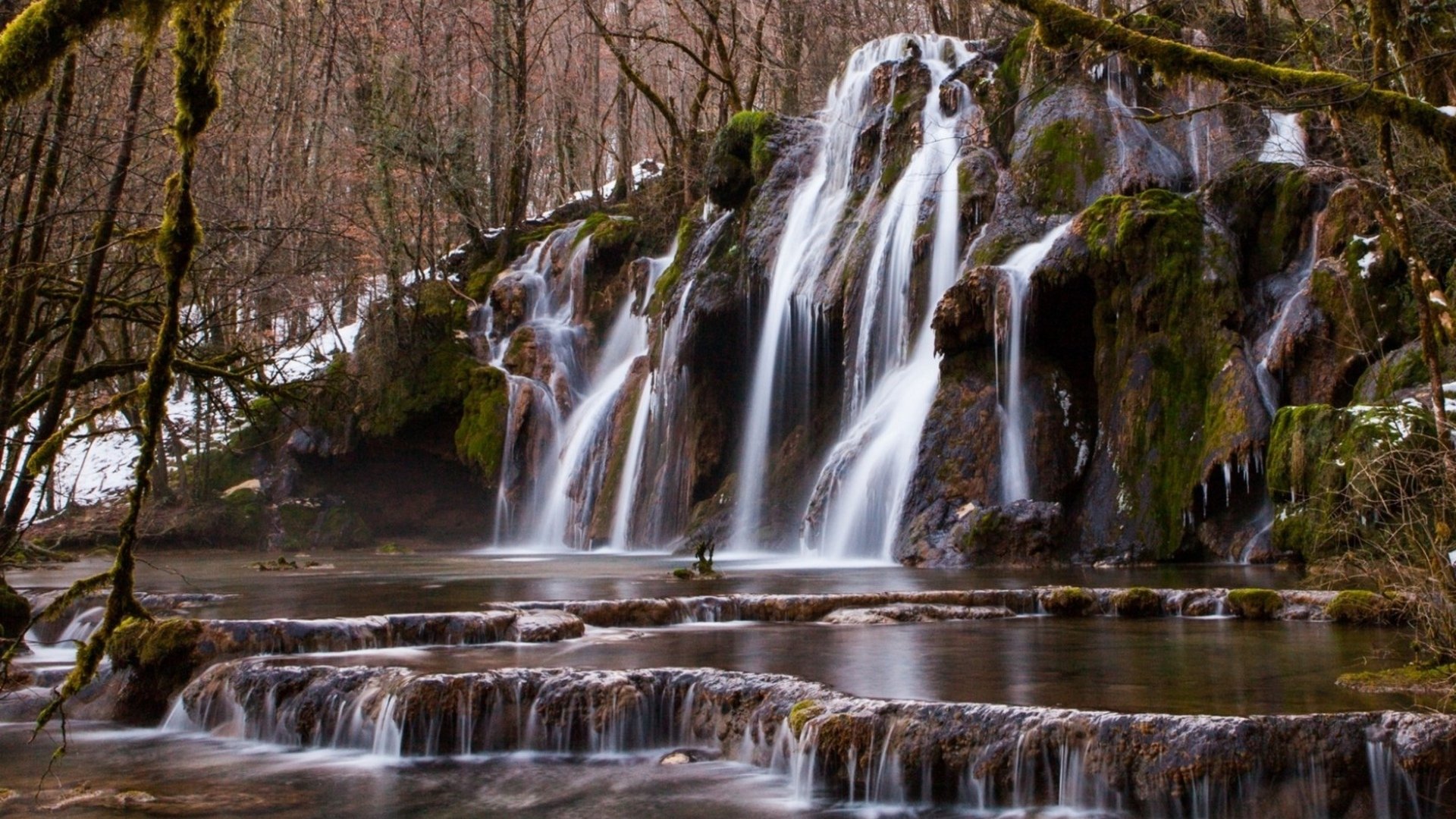 Download Nature Waterfall HD Wallpaper