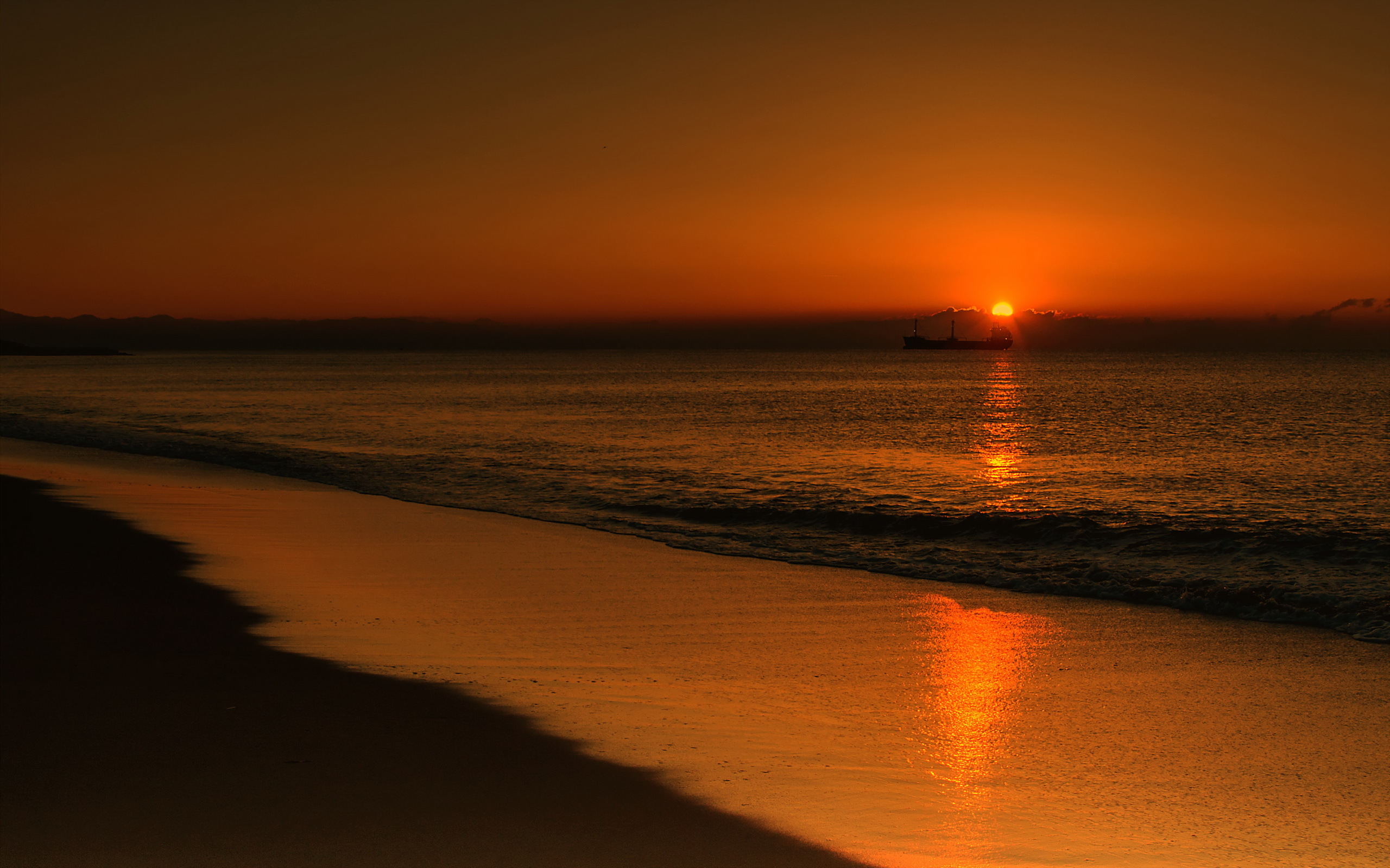 Download Nature Sunset HD Wallpaper