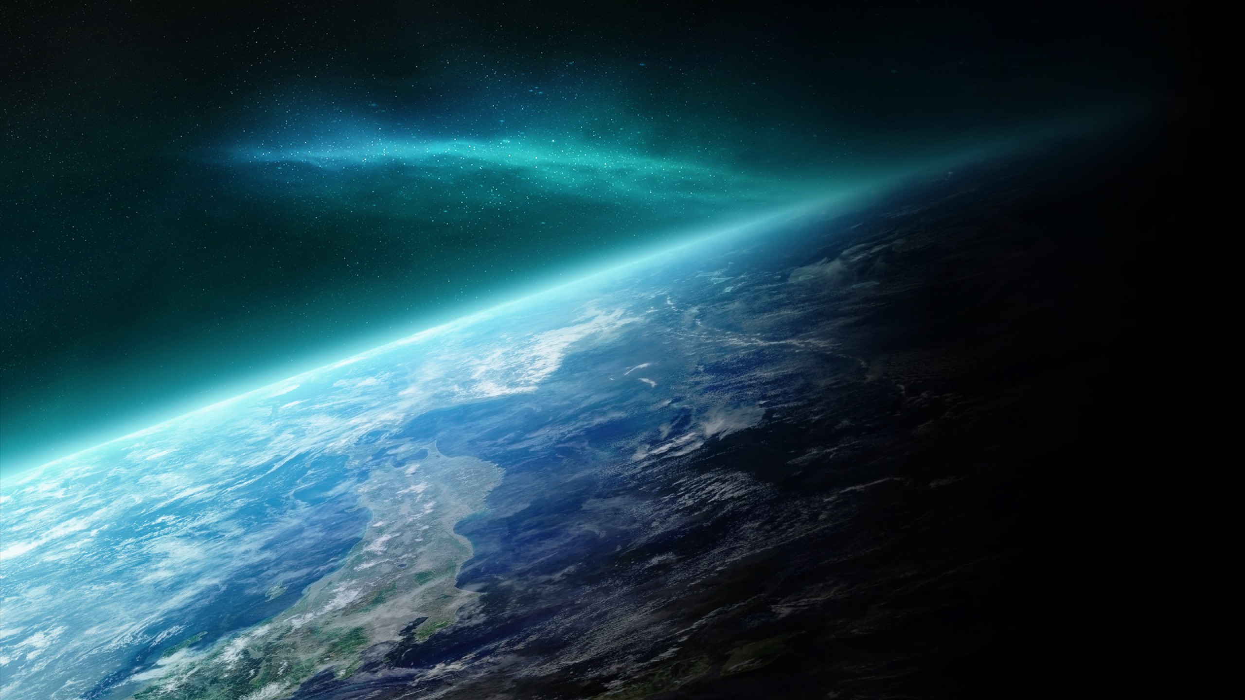  From Space  HD Wallpaper Background Image 2560x1440