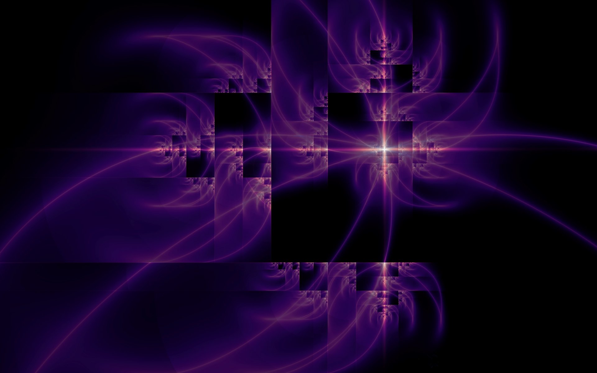 Abstract artistic wallpaper featuring dynamic purple patterns and light effects, creating a visually striking background for HD PC desktops.