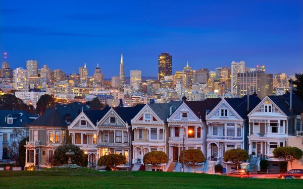 Man Made San Francisco Cities United States The Painted Ladies HD Wallpaper | Background Image