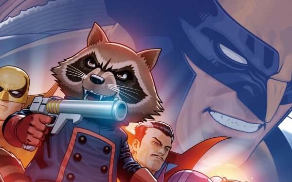 Video Game Ultimate Marvel vs. Capcom 3 Rocket Raccoon Wolverine Doctor Strange Iron Fist HD Wallpaper | Background Image