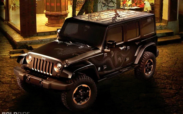 Jeep Wrangler Dragon vehicle Jeep Wrangler HD Desktop Wallpaper | Background Image