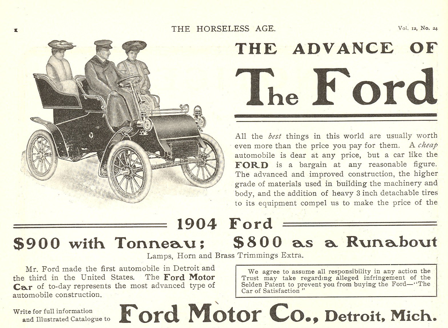 Download 1904 Ford Vehicle Ford Wallpaper