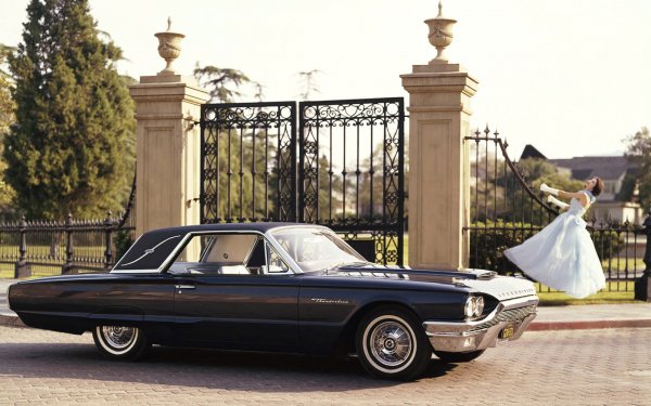 Vehicles 1964 Ford Thunderbird Landau Coupe Ford Car HD Wallpaper | Background Image