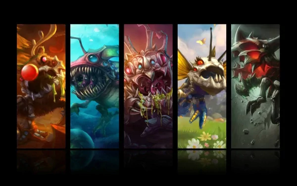 Kog'Maw (League Of Legends) video game League Of Legends HD Desktop Wallpaper | Background Image