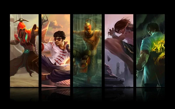 Lee Sin (League Of Legends) video game League Of Legends HD Desktop Wallpaper | Background Image