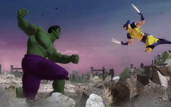  Wolverine vs. The Hulk