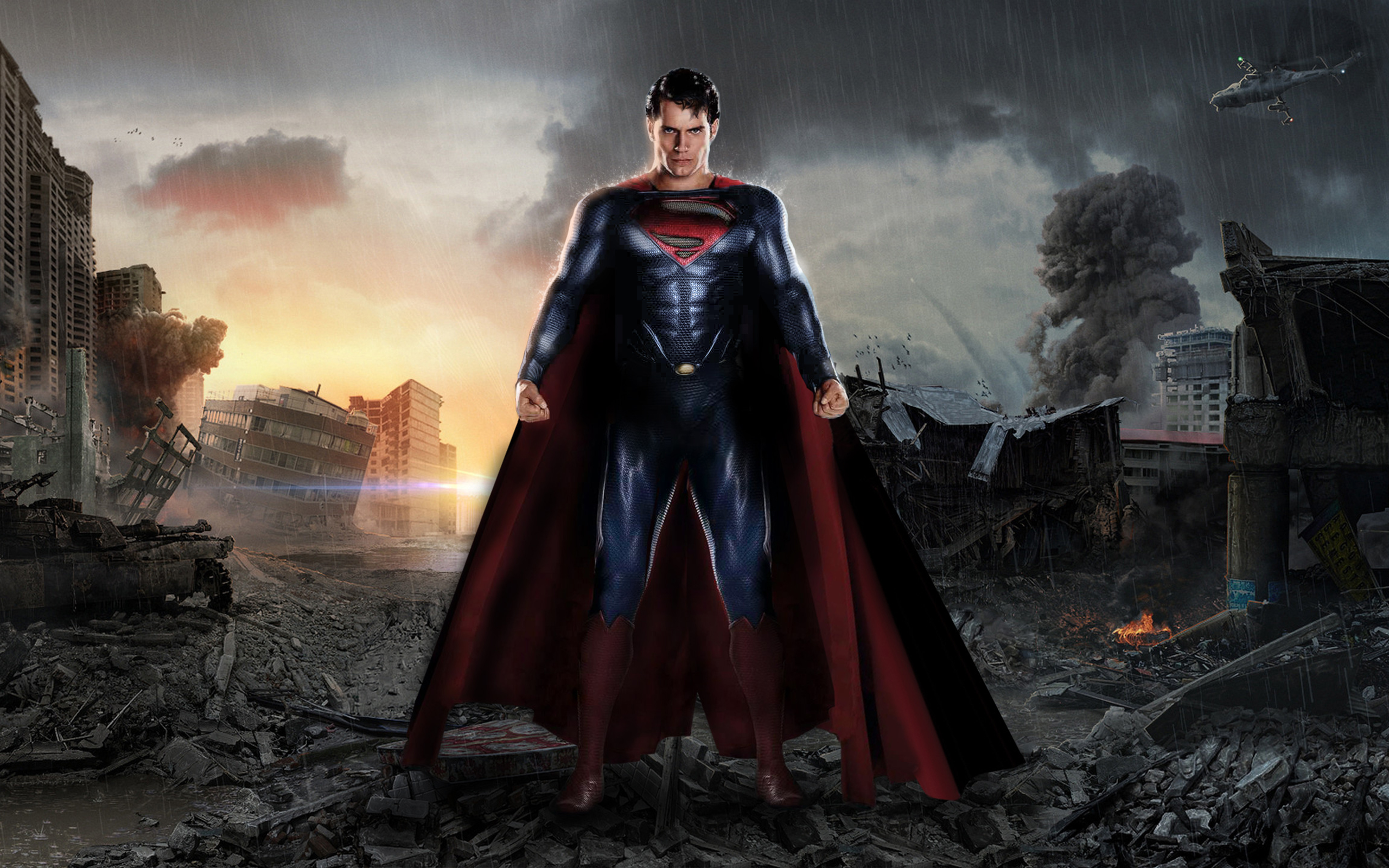 Henry Cavill Man Of Steel - wallpaper