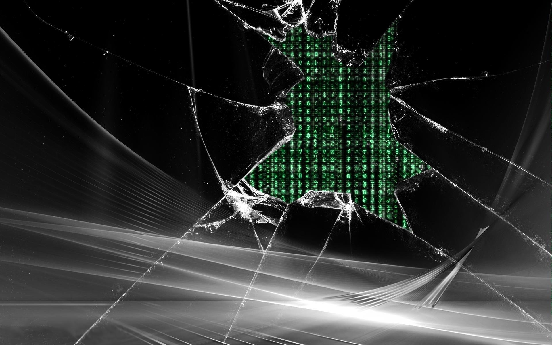 Download Broken Screen Technology Cracked Screen HD Wallpaper