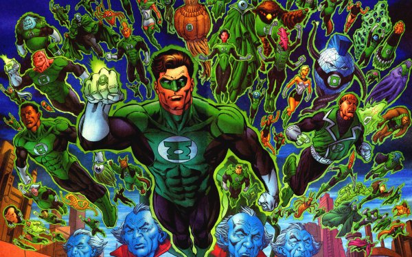 Comics Green Lantern Corps Green Lantern Hal Jordan Guy Gardner John Stewart Kilowog Arisia Rrab HD Wallpaper | Background Image