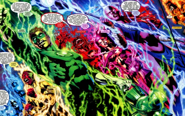 Red Lantern Green Lantern Comic Blackest Night HD Desktop Wallpaper | Background Image