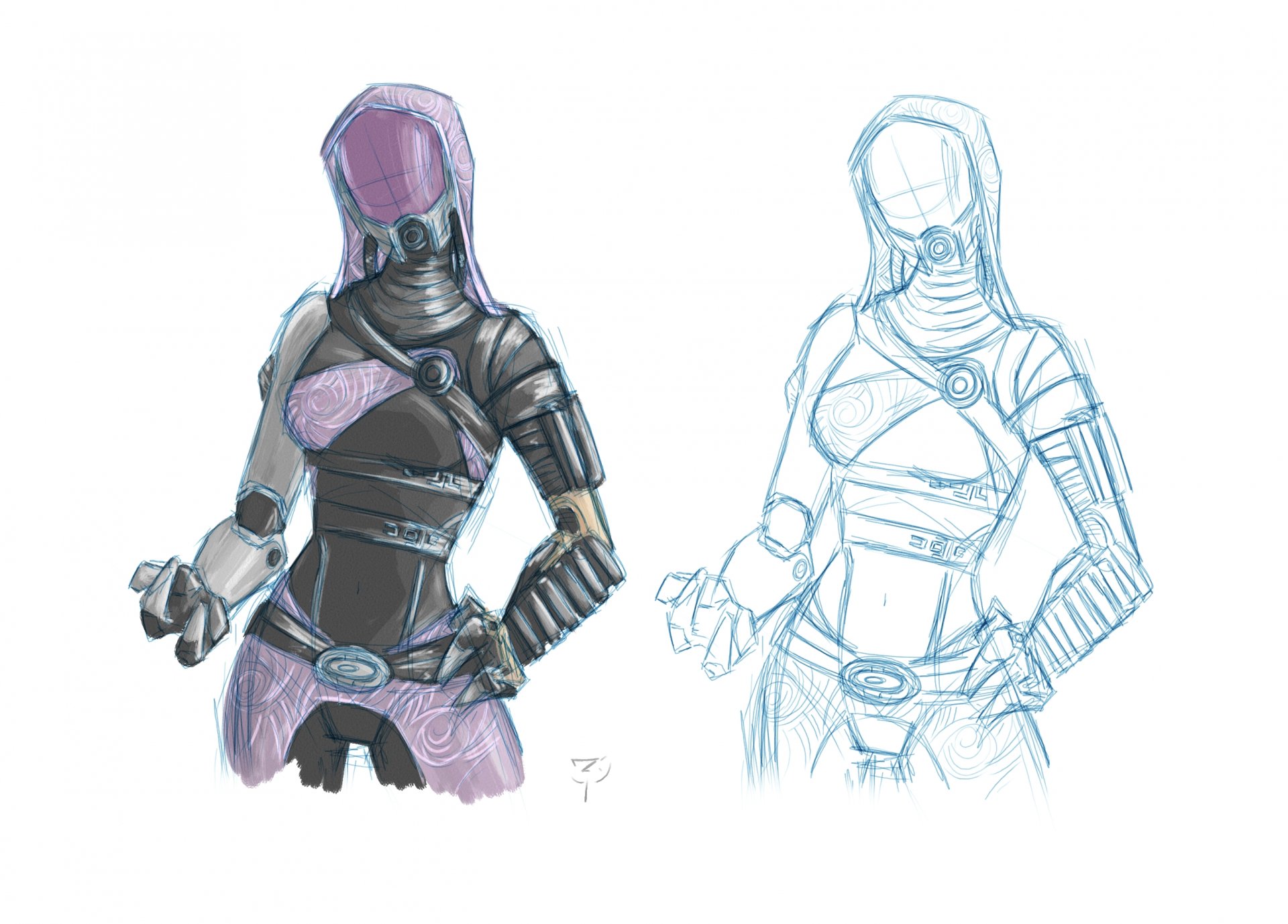 Download Tali'Zorah Video Game Mass Effect HD Wallpaper