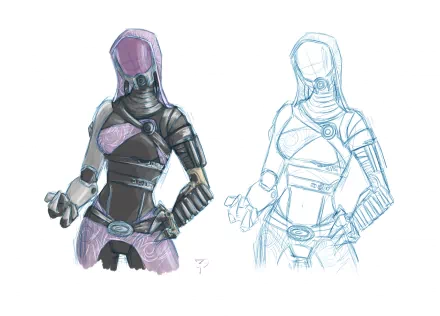 Tali'Zorah video game Mass Effect HD Desktop Wallpaper | Background Image