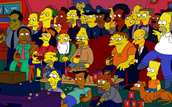 TV Show The Simpsons Homer Simpson Bart Simpson Montgomery Burns Barney Gumble Waylon Smithers Grampa Simpson HD Wallpaper | Background Image