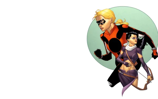 Cassandra Lang Kate Bishop Comic Young Avengers HD Desktop Wallpaper | Background Image