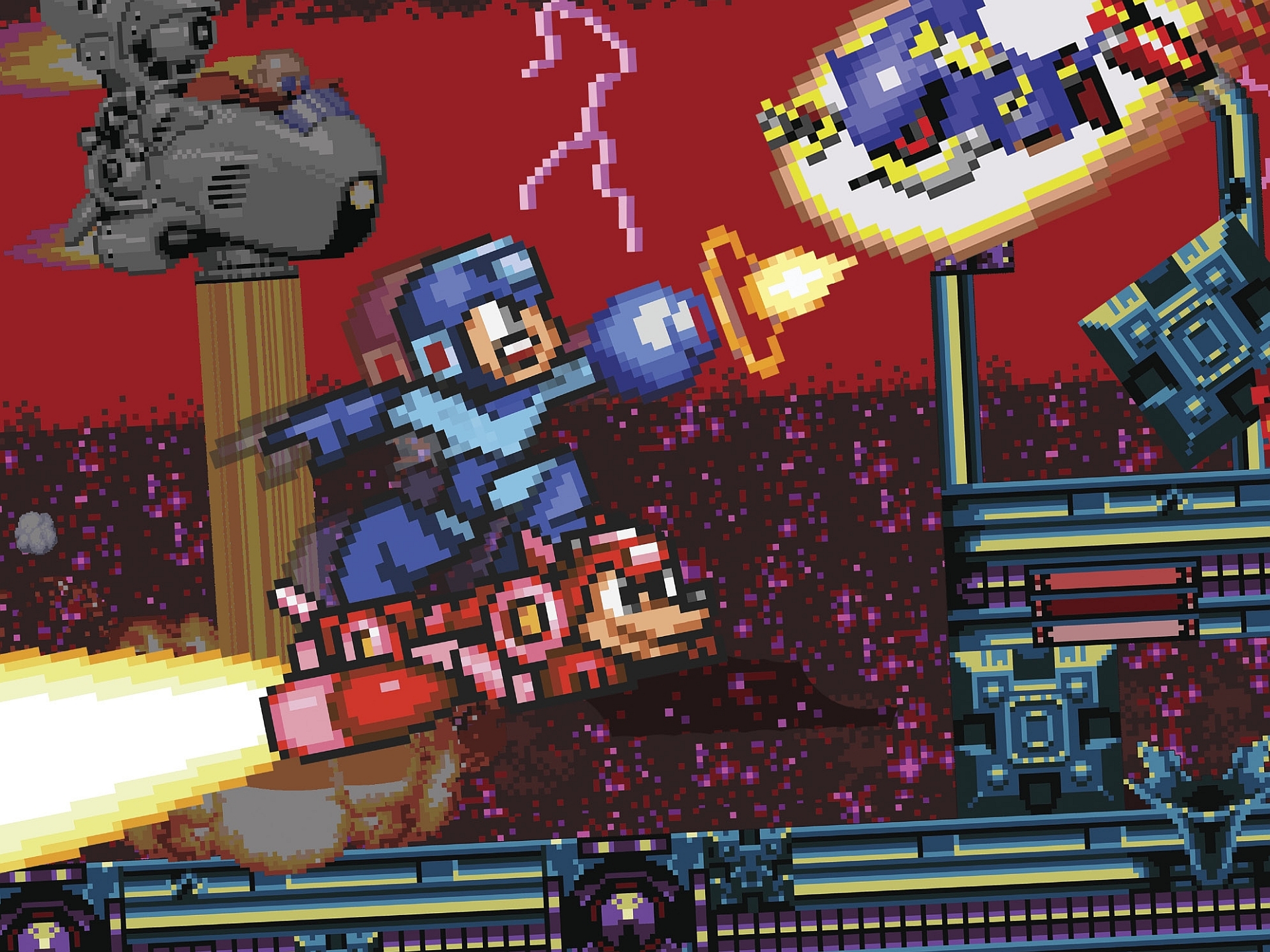 Comics Mega Man HD Wallpaper | Background Image