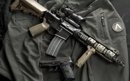man made Colt AR-15 HD Desktop Wallpaper | Background Image