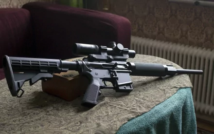 man made Colt AR-15 HD Desktop Wallpaper | Background Image