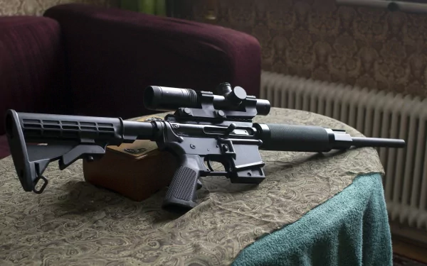 man made Colt AR-15 HD Desktop Wallpaper | Background Image