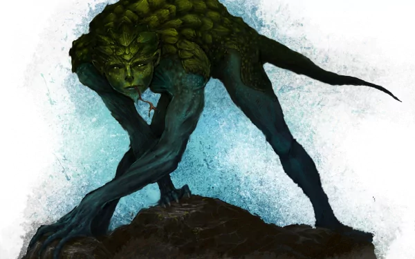 fantasy creature Reptilian HD Desktop Wallpaper | Background Image