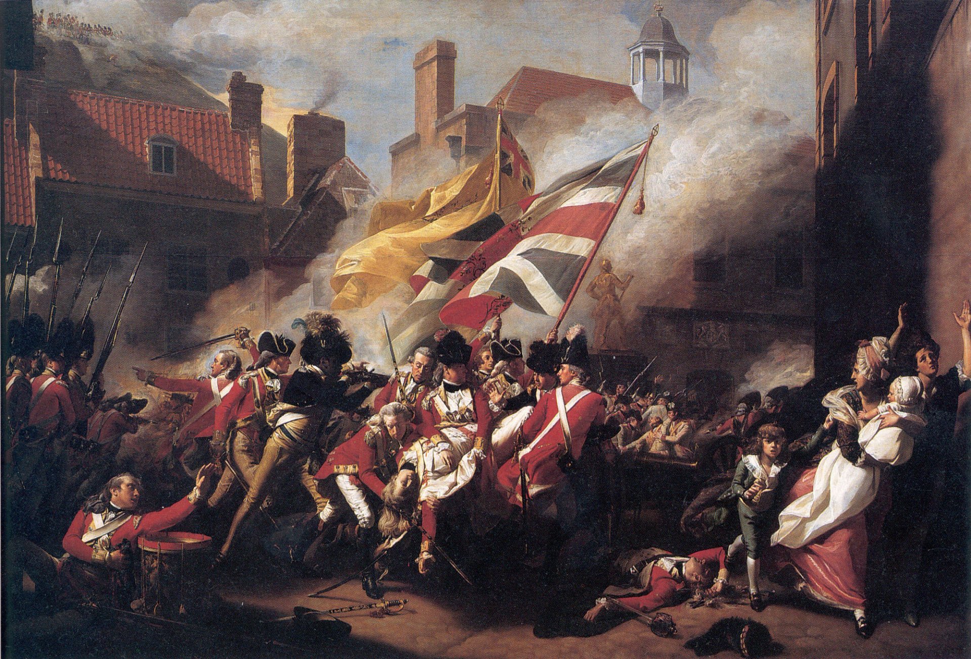 Download Artistic The Death Of Major Peirson HD Wallpaper by John Singleton Copley