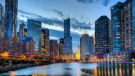 man made Chicago HD Desktop Wallpaper | Background Image