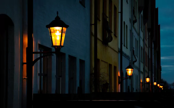 man made lamp post HD Desktop Wallpaper | Background Image