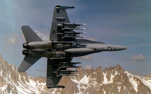 Military McDonnell Douglas F/A-18 Hornet HD Wallpaper | Background Image