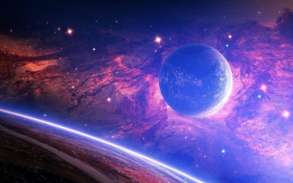 Science-Fiction Planeten Weltraum Galaxie HD Wallpaper | Hintergrund