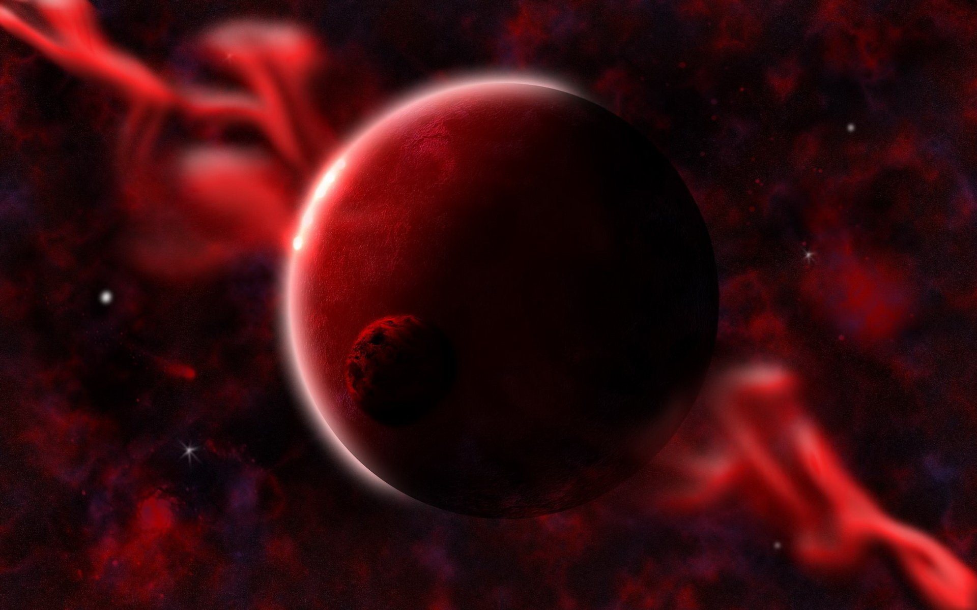 Красная Планета в космосе