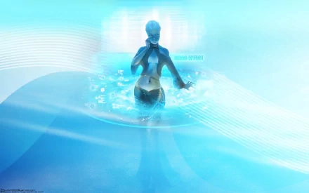 Liara T'Soni video game Mass Effect 3 HD Desktop Wallpaper | Background Image