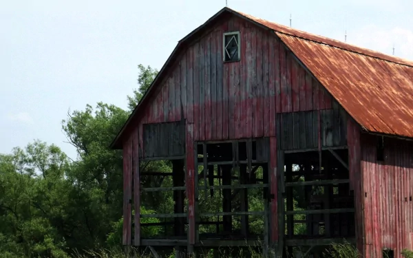 man made barn HD Desktop Wallpaper | Background Image