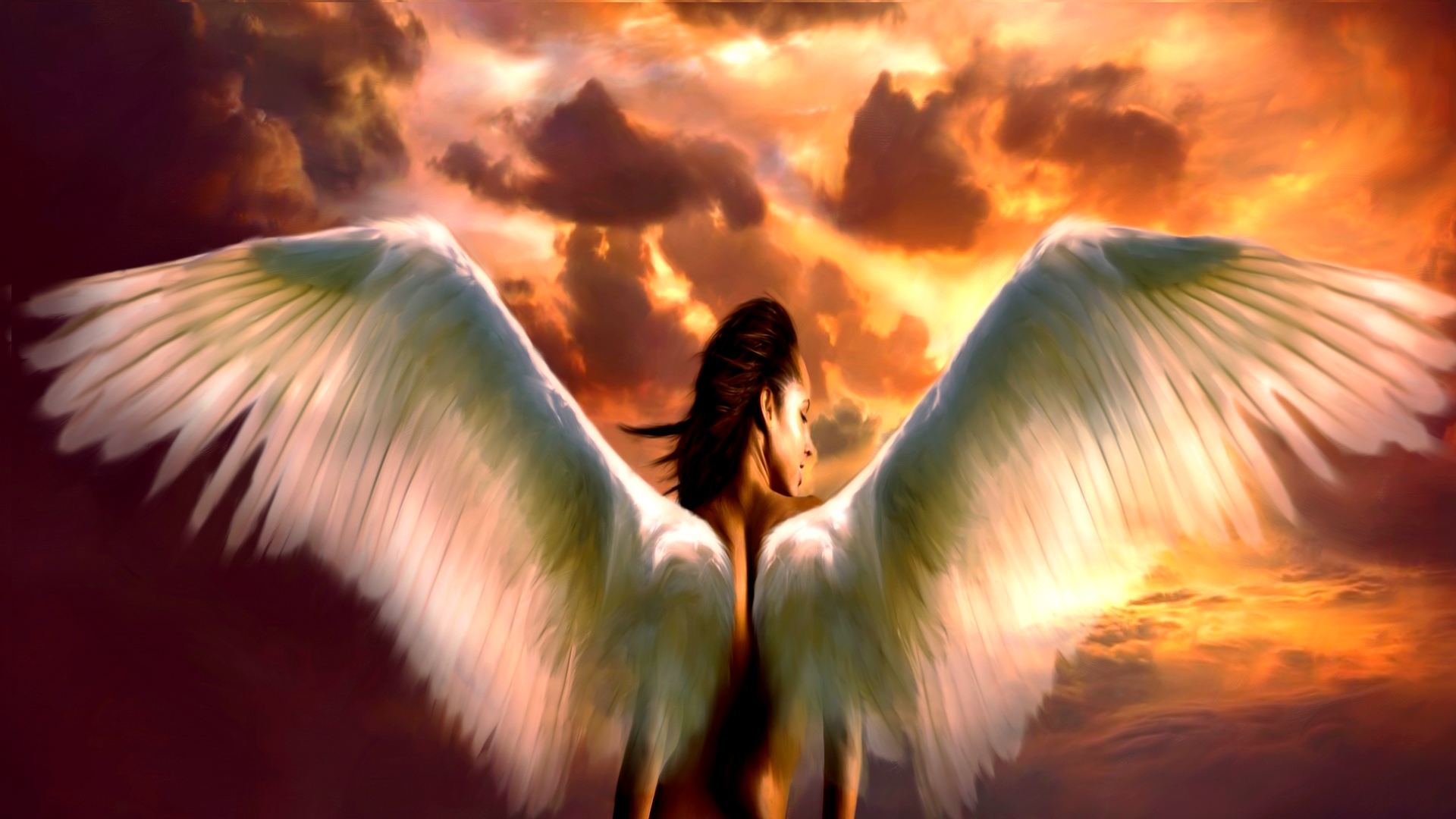 Fantasy Angel HD Wallpaper | Background Image | 1920x1080