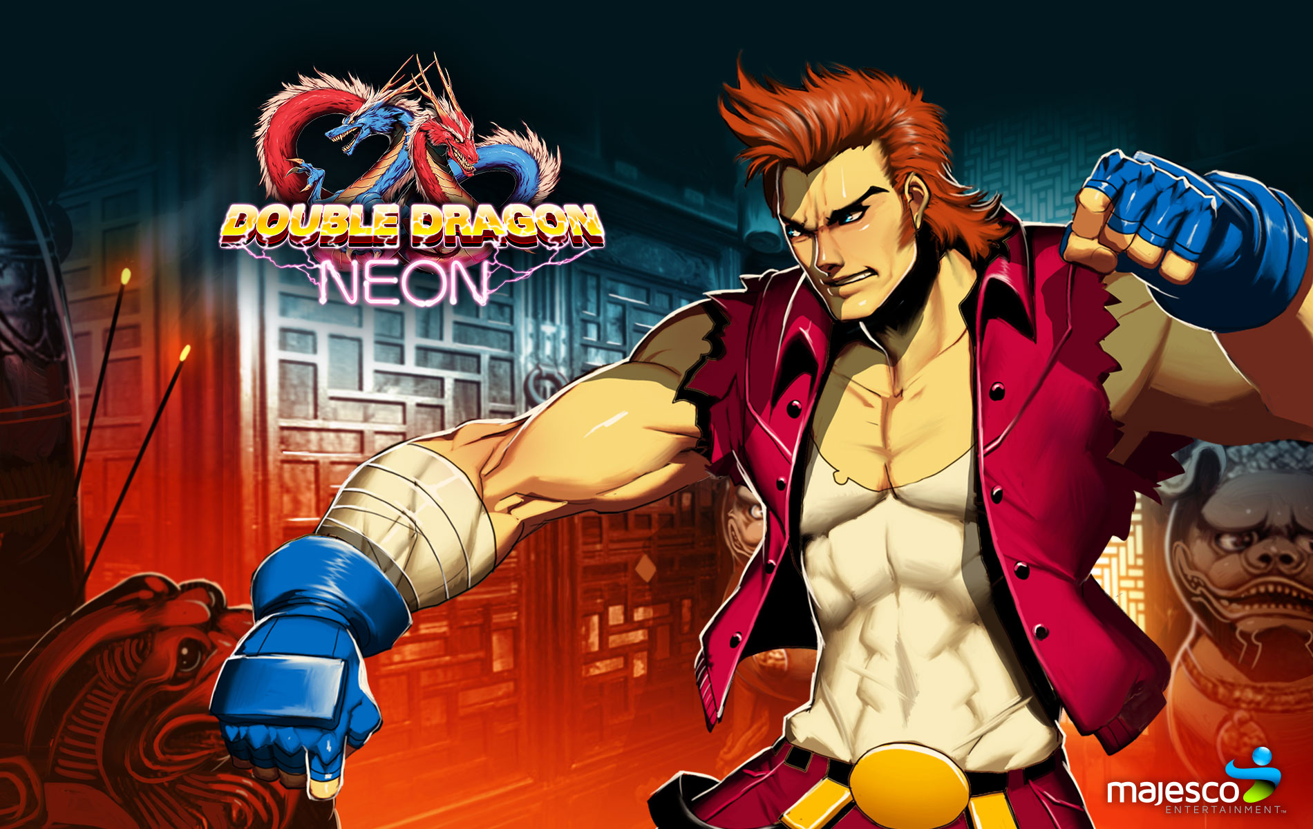 Video Game Double Dragon Neon HD Wallpaper | Background Image