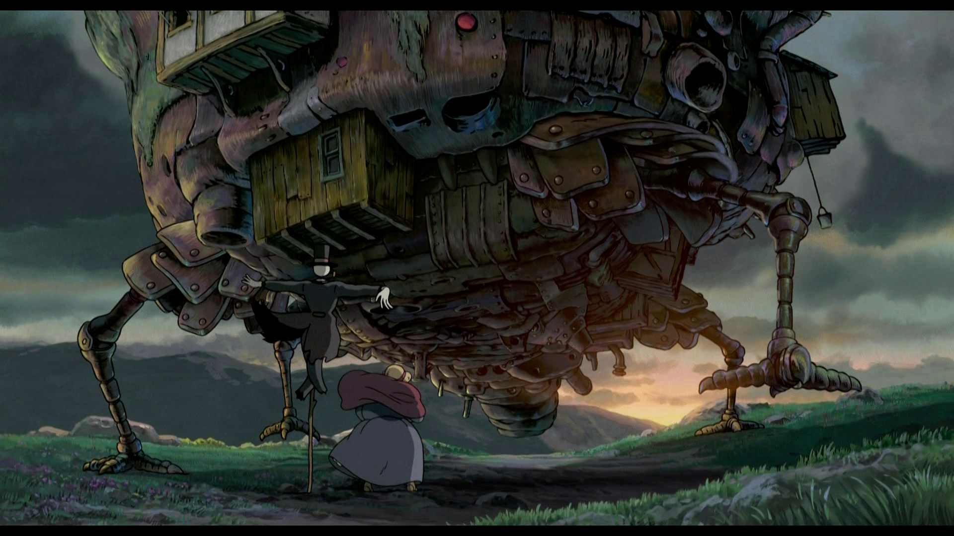 Anime Howl's Moving Castle HD Wallpaper