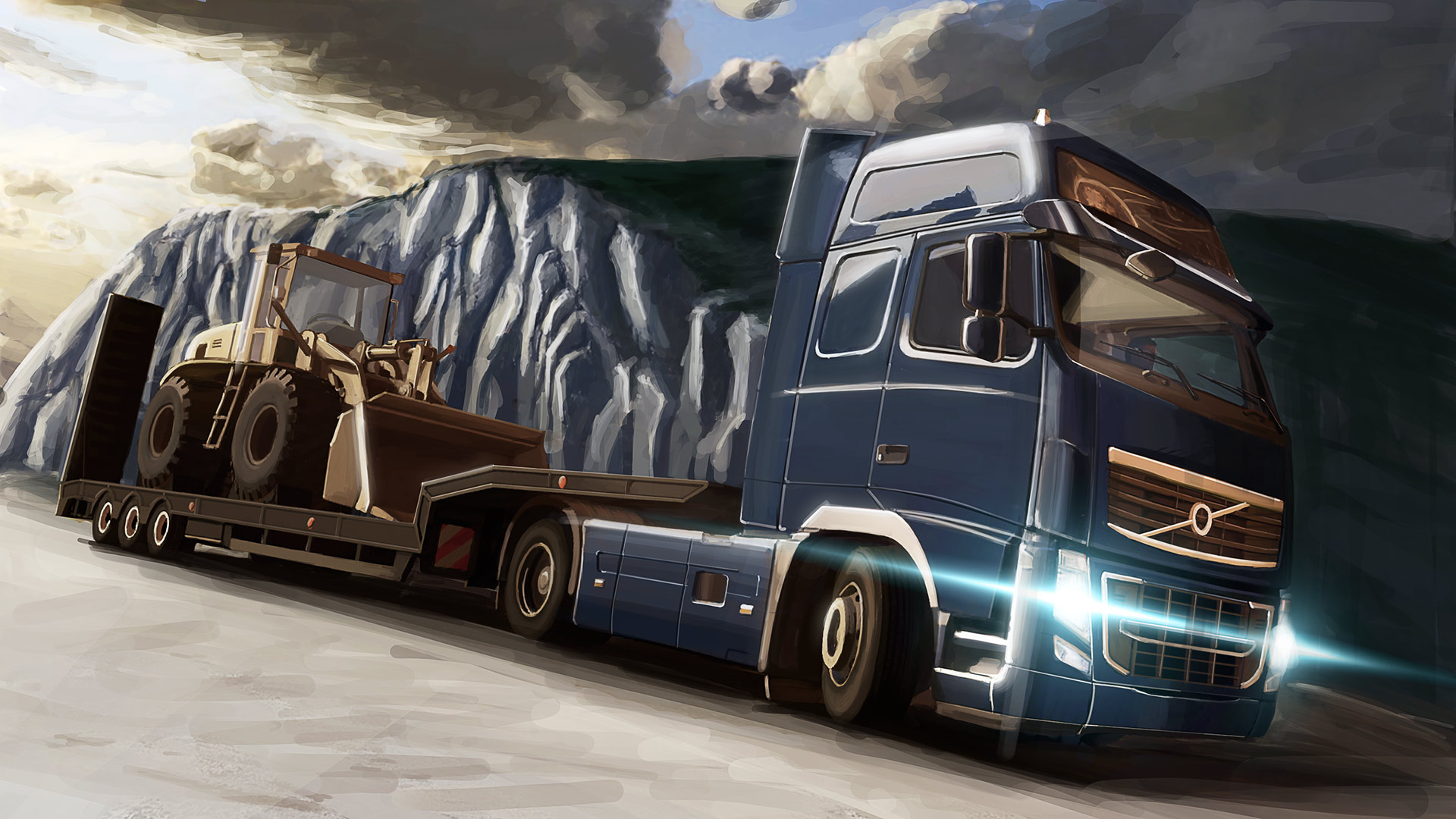 Video Game Euro Truck Simulator 2 HD Wallpaper | Background Image