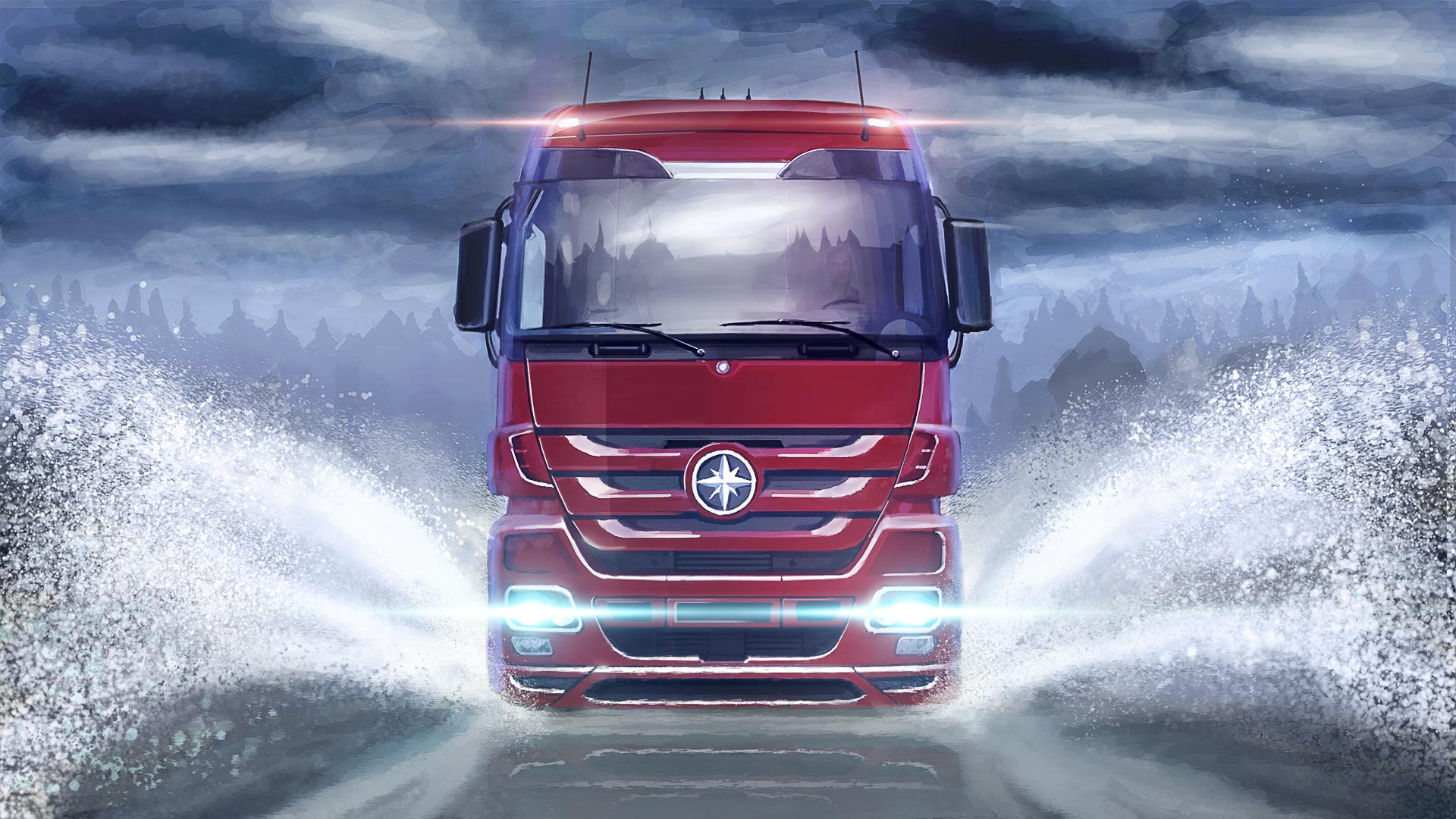 Video Game Euro Truck Simulator 2 HD Wallpaper