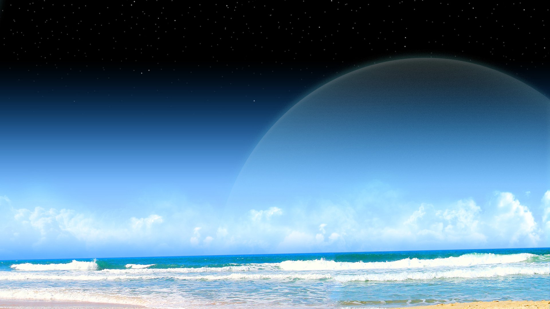 Download Sci Fi Landscape HD Wallpaper