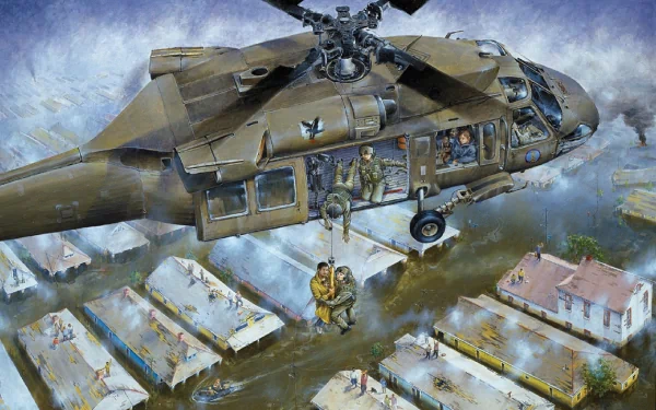  Sikorsky UH-60A Black Hawk by David Russell