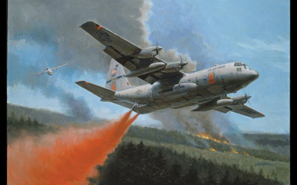Military Lockheed C-130 Hercules Military Transport Aircraft HD Wallpaper | Background Image