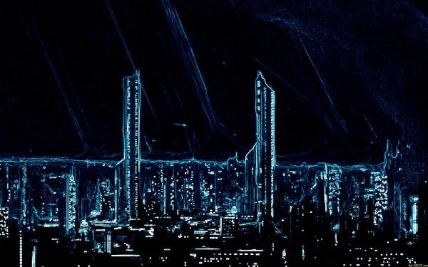 Abstract Sci Fi City Planet HD Wallpaper | Background Image