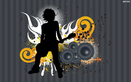rock'n'roll music artistic HD Desktop Wallpaper | Background Image