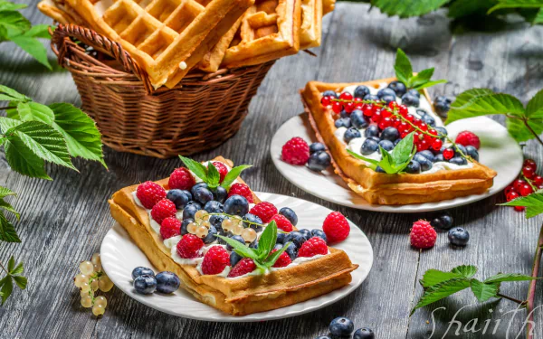 food waffle HD Desktop Wallpaper | Background Image