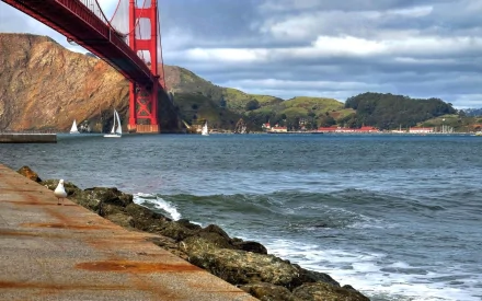 man made Golden Gate HD Desktop Wallpaper | Background Image