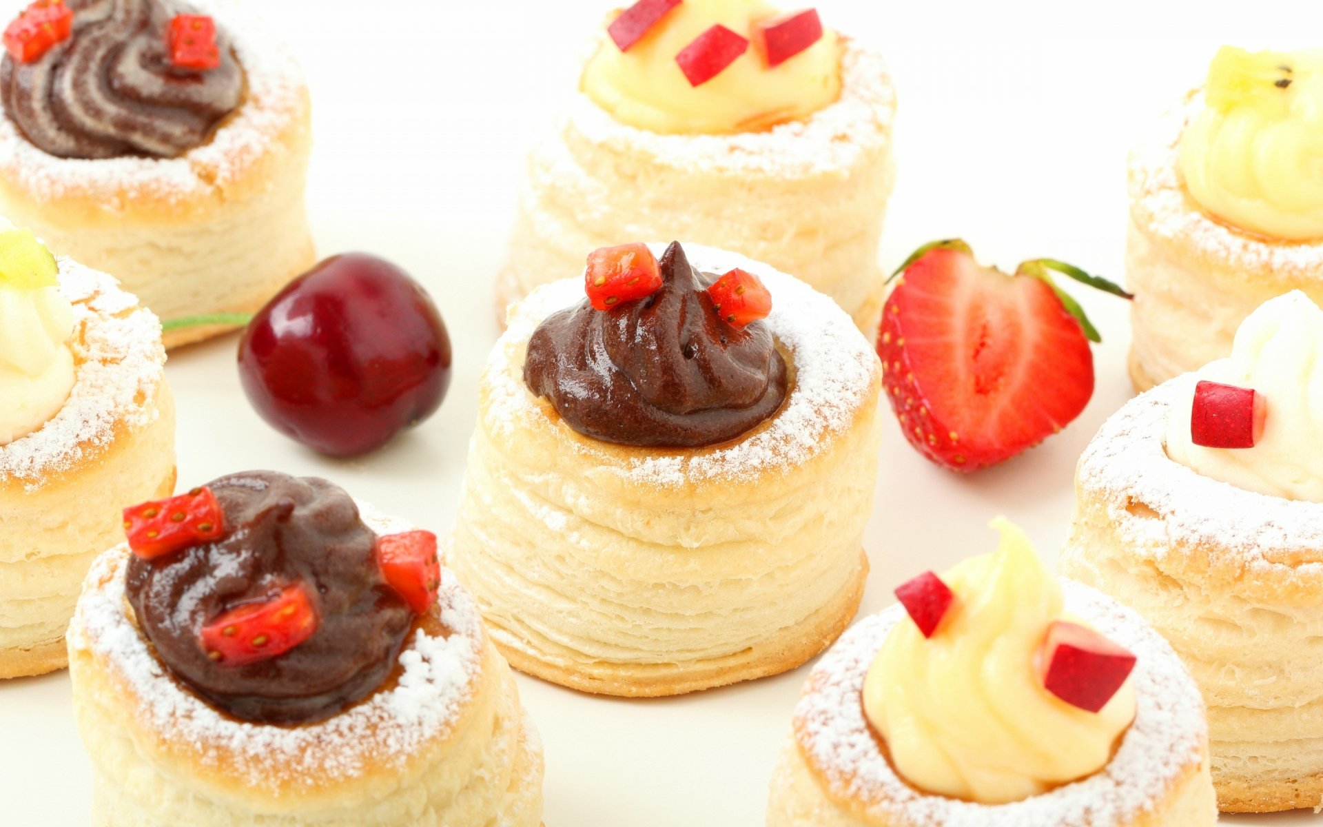 Decadent Mini Cakes HD Wallpaper – A Sweet Food Delight | 2880x1800 ...