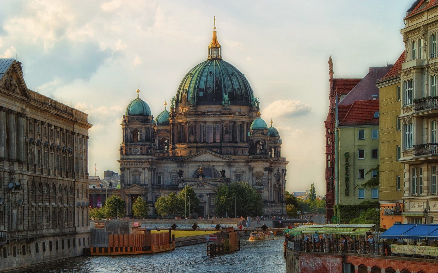Download City Dome Architecture Man Made Cathedral Religious Berlin Cathedral  Wallpaper